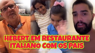 HEBERT LEVOU OS PAIS DELE PARA UM RESTAURANTE CHIQUE EM GOIÂNIA [upl. by Atnovart]