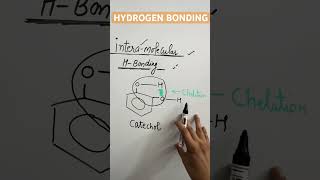 interamolecular Hydrogen Bonding with example  chemistry [upl. by Hussey343]