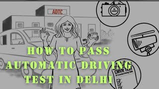 I got my Delhi driving licence in January 2024 automatic driving test track  how to drive vlog82 [upl. by Charlena]