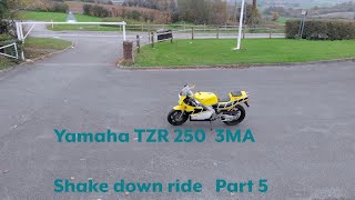 Yamaha TZR 250 3ma  Build Part 5  First ride [upl. by Ashlen]