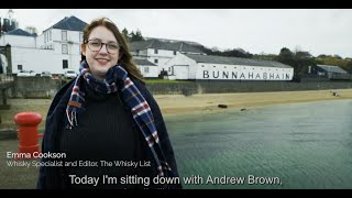 Bunnahabhain Distillery Interview Emma Cookson [upl. by Ydnagrub]