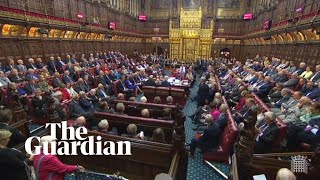 Brexit House of Lords rejects filibuster of bill to prevent no deal [upl. by Carrie]