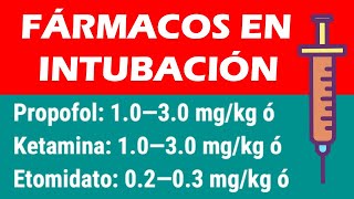 📎 ¿Cuál farmaco 💉para la INTUBACIÓN 🤔😴 [upl. by Aprilette621]