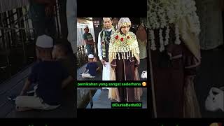 Momen bahagia pengantin nikah dengan sederhana saja semoga langgeng dan samawa ya😇🥰viralvideo fyp [upl. by Auqkinahs]