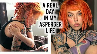 a day in the life of female ASPERGERS realistic perspective [upl. by Tallou]