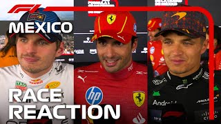 Drivers React After The Race  2024 Mexico City Grand Prix [upl. by Anastasius87]