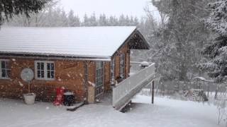 Sneeuwval in de Belgische Ardennen 2015 [upl. by Anilegna424]