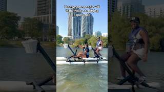 Are waterbikes dangerous 😳😳😱😱 shorts summer waterbike toronto canada [upl. by Crotty614]