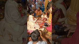 Talambralu Telugu wedding ritual teluguvaripelli wedding teluguwedding viralshort ytshort [upl. by Korff]