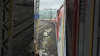 Sewagram sf Express Overtake Rajdhani Express kasaraghat rajdhani expresstrain shorts [upl. by Rap69]