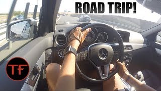 Mercedes Benz W204 C220 CDI  Highway Drive Timelapse [upl. by Selrhc]