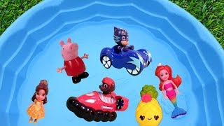 Learn Characters Vehicles with PJ Masks Elsa Peppa Pig Paw Patrol [upl. by Dyana694]