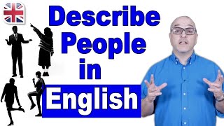 How to Describe a Person in English  Spoken English Lesson [upl. by Anahsak]