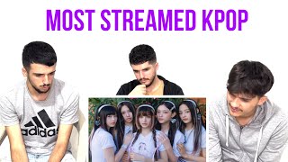 FNF Reacts to 56 Most Streamed 4th Generation KPOP Groups Songs on Spotify ‪ [upl. by Anisor]