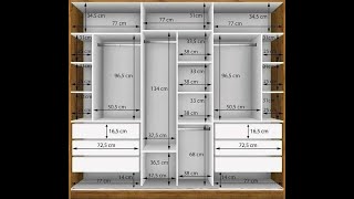 Open Plan Design DIY Bedroom Closet  DIY Bedroom Wardrobe Build Design ON BUDGET With a Free plan [upl. by Flo917]