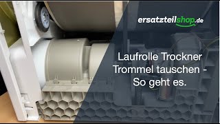 Laufrolle Trockner Trommel tauschen  So geht es [upl. by Davina]