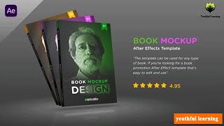 Book MockupFree Download After Effects Template [upl. by Stronski946]