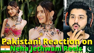 Pakistani React on Neha Jethwani Instagram Dance REELS VIDEOS  Reaction Vlogger [upl. by Ramel]