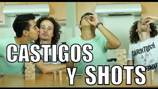 CASTIGOS Y SHOTS  Jenga EXTREMO [upl. by Tillfourd256]