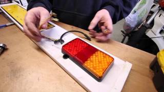 How To Wire LED Trailer Lights [upl. by Ulphi]