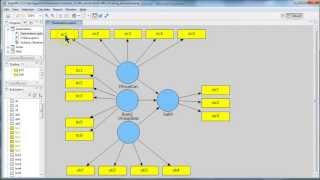 SmartPLS Factor Analysis [upl. by Cruickshank442]