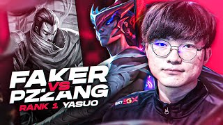 FAKER Yone vs 1 Yasuo Korea Anime Matchup [upl. by Neelyak]