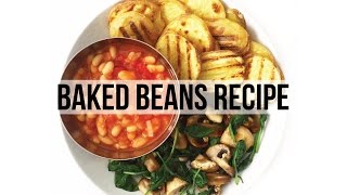 HOMEMADE BAKED BEANS RECIPE  VEGAN [upl. by Raasch]