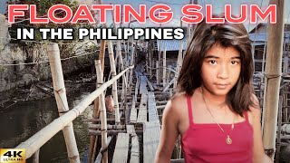 Life in a Floating Slum in Cavite City Philippines 4K [upl. by Lach451]