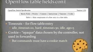 Flow Tables part 2 [upl. by Cirnek]