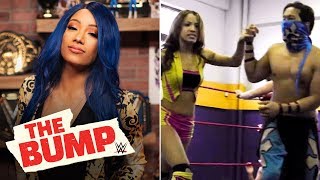 Sasha Banks vs Nia Jax Royal Rumble 2017 Kickoff [upl. by Immac]