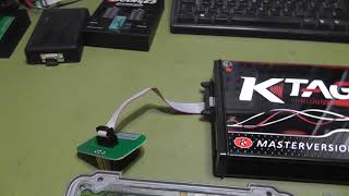 Bosch MED9510 ECU Cloning with KTAG [upl. by Nazay]