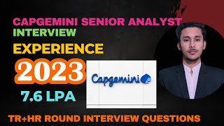 Capgemini Senior Analyst Interview Experience 2024  Capgemini technical interview questions [upl. by Richardo]