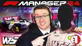 F1 Manager 2024 CREATEATEAM EP 1 THE GOAT DRIVER IS BACK IN F1 [upl. by Entruoc]