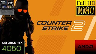 Counter Strike 2 Gameplay Test On HP Victus 15 Amd Ryzen 5 8645HS  RTX 4050 With Ultra Graphics [upl. by Walke]