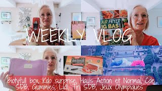 Weekly Vlog N°30 Biotyfull Box Kdo surprise Hauls Action amp Normal Cde SDB Lidl Gummies 🧸 [upl. by Atsylac]