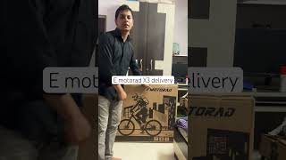 Electric bike aagai ghar x3 e motorad flipkart ebikes emotorad x3 subscribe cycleride ytshots [upl. by Ahserkal61]