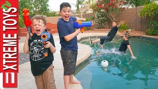 Sneak Attack Squad has Fun Home Alone Nerf Action [upl. by Annam]