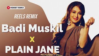 Badi Mushkil Baba X Plain Jane  Instagram Viral Song  2022  HenbitRemix abhimanyurajlucifer [upl. by Maker]