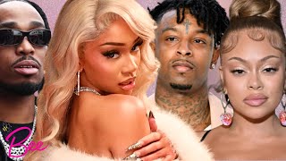 Saweetie amp Latto beefing over 21 Savage⁉️ Saweetie exposes Quavo’s s3x problem ⁉️ [upl. by Eugine302]