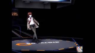 Makise Kurisu Dancing on the stage on crazy frog song [upl. by Nitnert]