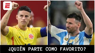 ARGENTINA vs COLOMBIA LA GRAN FINAL DE LA COPA AMÉRICA ¿quién llega como favorito  Exclusivos [upl. by Dnalloh]