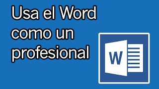 Haz trabajos tesis documentos profesionales y más con WORD [upl. by Amsaj485]