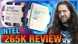 Intel Core Ultra 7 265K CPU Review amp Benchmarks vs 285K 245K 7800X3D 7900X amp More [upl. by Sinnylg856]