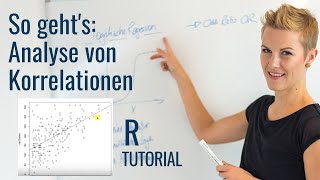 Korrelationen und Streudiagramme erstellen mit R [upl. by Teodoor171]