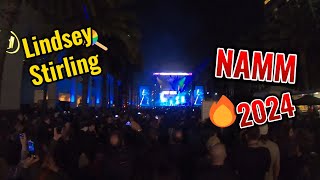 Lindsey Stirling Performs Live at NAMM 2024 [upl. by Engenia512]