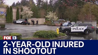 2yearold critically injured in Federal Way shooting  FOX 13 Seattle [upl. by Giselbert]