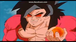 Dragon Ball GT Goku Swallows A Dragon Ball [upl. by Sinne910]