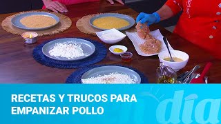 Recetas y trucos para empanizar pollo [upl. by Doubler818]