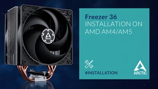 Freezer 36Freezer 36 COFreezer 36 Black Installation on AMD [upl. by Ennaharas]