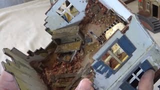 Painting weathering and personalising Sarissa terrain kits for Bolt Action Part1 [upl. by Gerbold901]